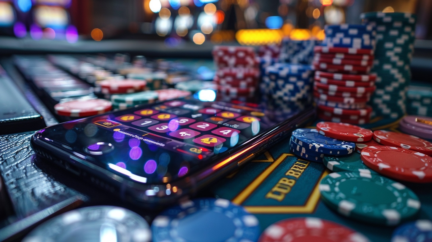 Gambling on a smartphone